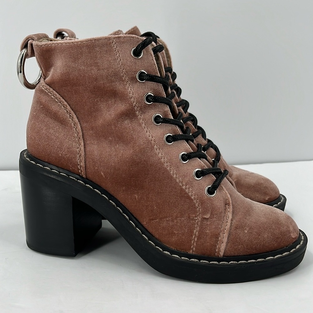 Dolce Vita Pink Combat Boots